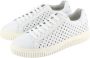 Voile Blanche Witte Geperforeerde Sneakers - Thumbnail 2