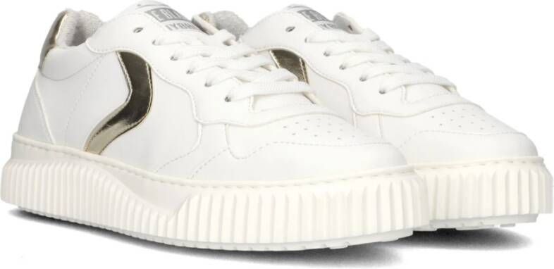 Voile blanche Witte Lage Sneakers Hybro 03 White Dames