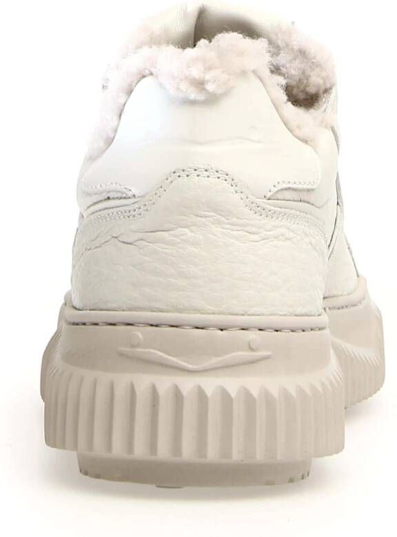 Voile blanche Witte Leren Sneakers City Chic Stijl White Dames