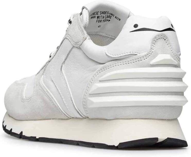 Voile blanche Witte Leren Sneakers Liam Power White Heren