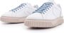 Voile blanche Witte Sneakers met Blauwe Details White Dames - Thumbnail 3