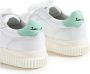 Voile blanche Witte Sneakers met Mintgroene Hiel White Dames - Thumbnail 3