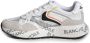 Voile blanche Witte Sneakers van Suède en Technisch Stof White Heren - Thumbnail 9