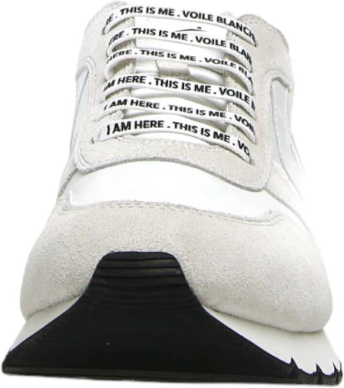Voile blanche Witte Sneakers White Heren