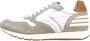 Voile blanche Suede and technical fabric sneakers Liam Power White Heren - Thumbnail 2