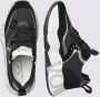 Voile blanche Zwarte Sneakers met Leren en Stoffen Voering Zwart Dames - Thumbnail 11