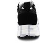 Voile blanche Zwarte Sneakers met Leren en Stoffen Voering Black Dames - Thumbnail 4