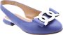 Voltan Peep Toe Peep Heel Blue - Thumbnail 7