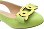 Voltan Peep Toe Peep Heel Green - Thumbnail 13