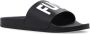 Vtmnts Zwarte rubberen slippers Black Heren - Thumbnail 4