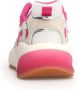 W6Yz Beige-Fuchsia Suède Sneakers Multicolor Dames - Thumbnail 2