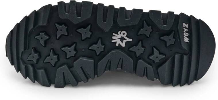 W6Yz Beige-Wit-Grijs Sneaker van Technisch Stof