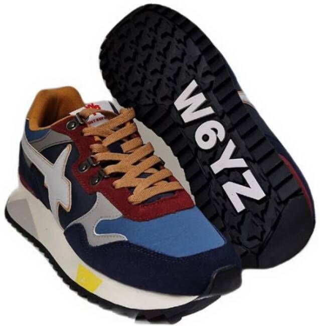 W6Yz Blauwe Heren Sneakers