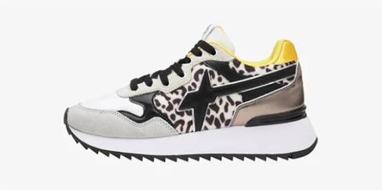 W6Yz Dames Sneaker in CamCio Yak-w Grijs