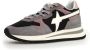 W6Yz Grijze Animal Print Sneakers Verhoog Stijl Multicolor Dames - Thumbnail 3