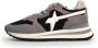W6Yz Grijze Animal Print Sneakers Verhoog Stijl Multicolor Dames - Thumbnail 5