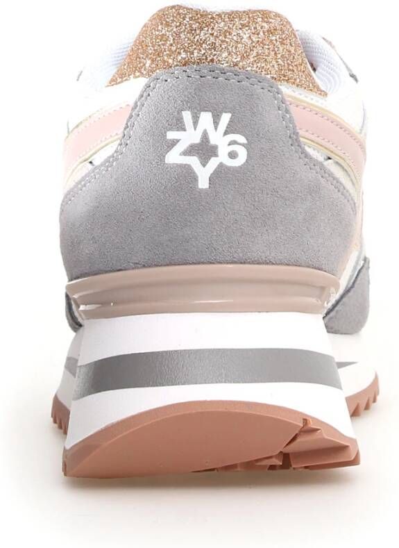 W6Yz Grijze Sneakers met Verhoogde Rubberen Zool - Foto 2