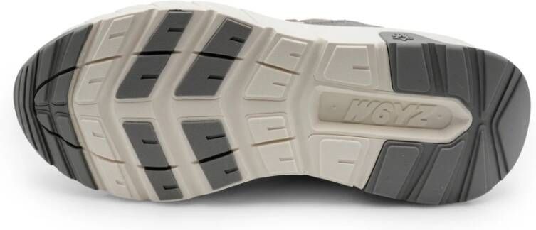W6Yz Grijze Witte Sneaker van Technisch Stof