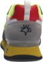 W6Yz Groene Heren Sneaker met Contrast Inzetstukken - Thumbnail 2
