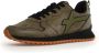 W6Yz Groene Sneakers met Suède Inzetstukken Green Heren - Thumbnail 3