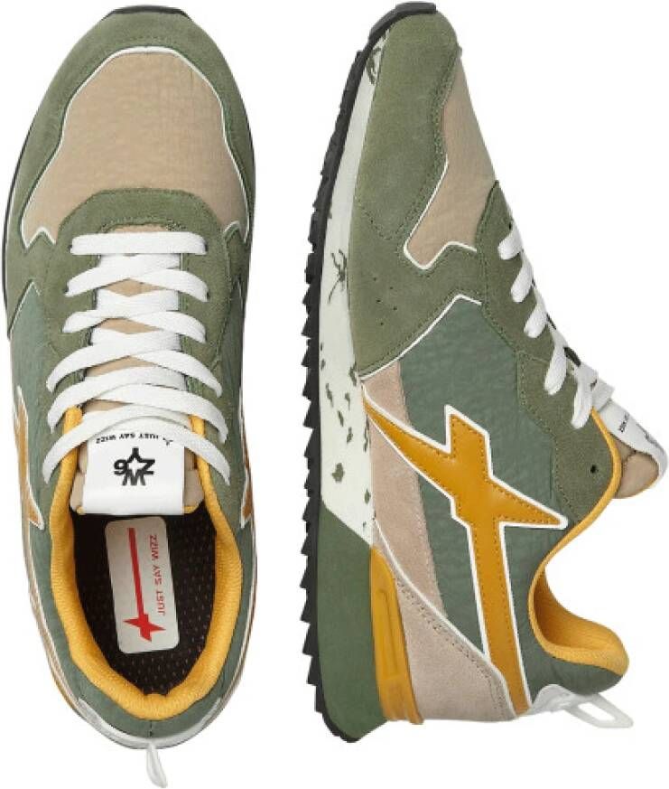 W6Yz Khaki Marble Sneakers Multicolor Heren
