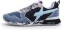 W6Yz Technical fabric and suede sneakers Jet-M. Blue Heren - Thumbnail 5