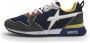 W6Yz Technical fabric and suede sneakers Jet-M. Multicolor Heren - Thumbnail 4