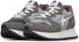 W6Yz Leather and suede sneakers Jet-W. Gray Dames - Thumbnail 4