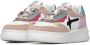W6Yz Leren Sneakers met Suède Inzetstukken Multicolor Dames - Thumbnail 5