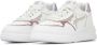 W6Yz Leather sneakers with glitter Xenia W. White Dames - Thumbnail 4
