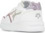 W6Yz Leather sneakers with glitter Xenia W. White Dames - Thumbnail 5