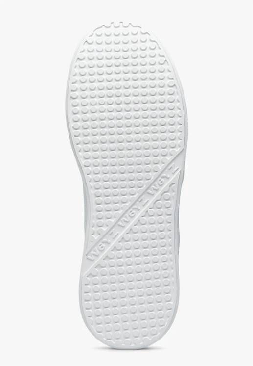W6Yz Leren sneakers Xenia White Silver