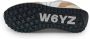 W6Yz Polyester Sneaker Technisch Suède Taupe Wit - Thumbnail 2