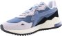 W6Yz Suede and technical fabric sneakers Breeze-M. Blue Heren - Thumbnail 4
