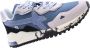 W6Yz Suede and technical fabric sneakers Breeze-M. Blue Heren - Thumbnail 8