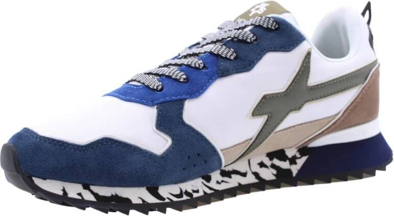 W6Yz Stijlvolle Seleen Sneakers Blue Heren