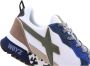 W6Yz Suede and technical fabric sneakers Breeze-M. Blue Heren - Thumbnail 21