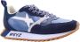 W6Yz Suede and technical fabric sneakers Loop-Uni. Blue Unisex - Thumbnail 3