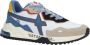 W6Yz Suede and technical fabric sneakers Breeze-M. Multicolor Heren - Thumbnail 12