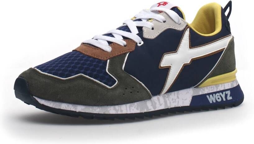 W6Yz Ss23 Herenschoenen met veters Blue Heren