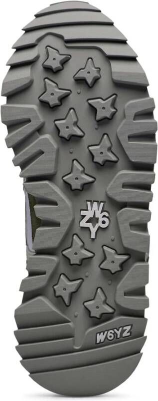W6Yz Suede and technical fabric sneakers Breeze 3-M.