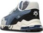 W6Yz Suede and technical fabric sneakers Breeze-M. Blue Heren - Thumbnail 6