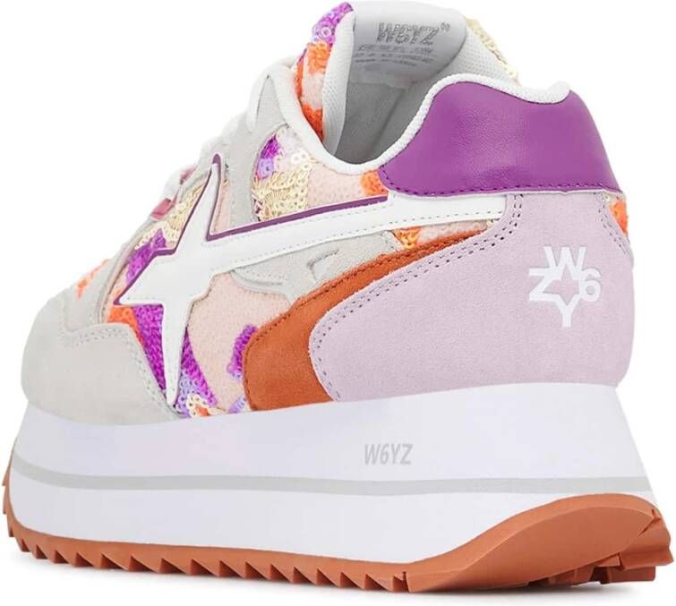 W6Yz Suede and technical fabric sneakers Deva W. Multicolor Dames