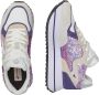 W6Yz Suede and technical fabric sneakers Deva W. Purple Dames - Thumbnail 3
