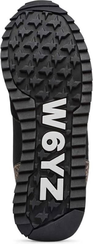 W6Yz Suede and technical fabric sneakers Jet-W.
