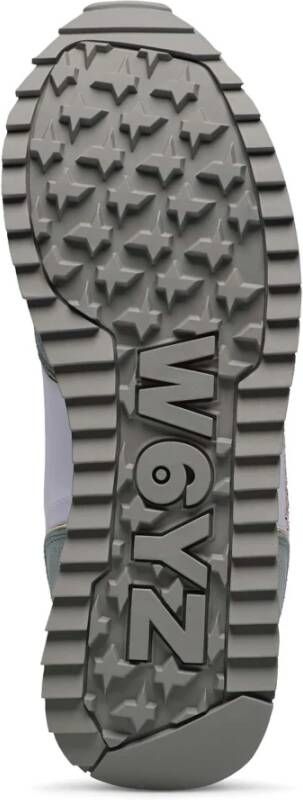 W6Yz Suede and technical fabric sneakers Jet-W.