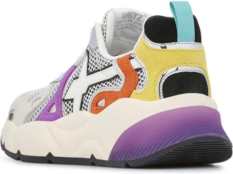 W6Yz Suede and technical fabric sneakers Sarah-W. Multicolor Dames