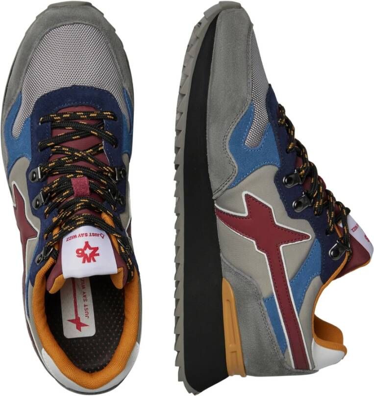 W6Yz Suede and technical fabric sneakers Yak-M. Multicolor Heren