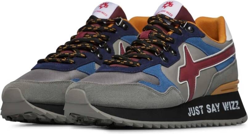 W6Yz Suede and technical fabric sneakers Yak-M. Multicolor Heren