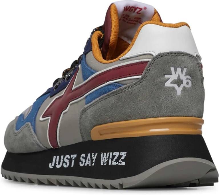 W6Yz Suede and technical fabric sneakers Yak-M. Multicolor Heren